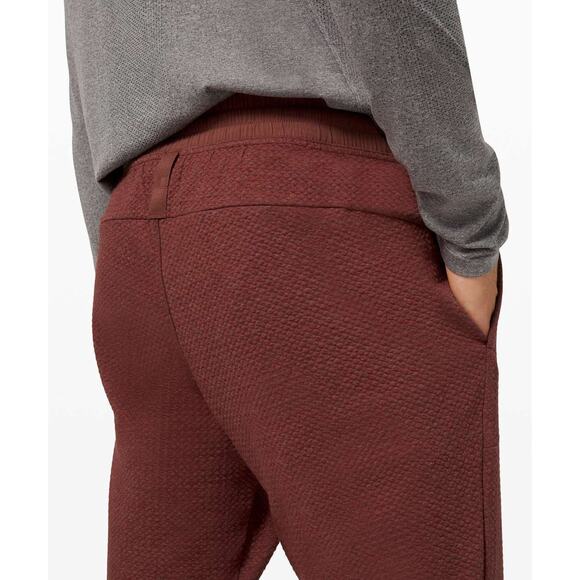 Lululemon At Ease Jogger 29" Inseam Heathered Savannah Red Men's Size Large - Picture 7 of 13